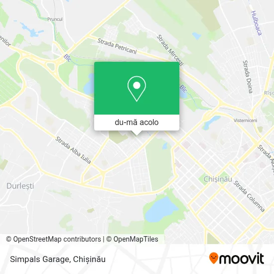 Hartă Simpals Garage