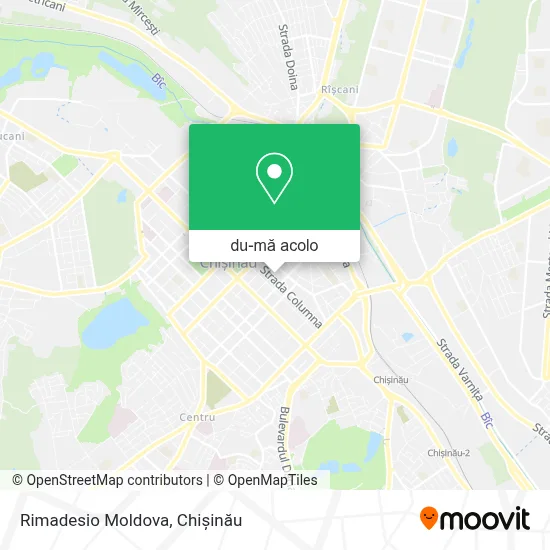 Hartă Rimadesio Moldova