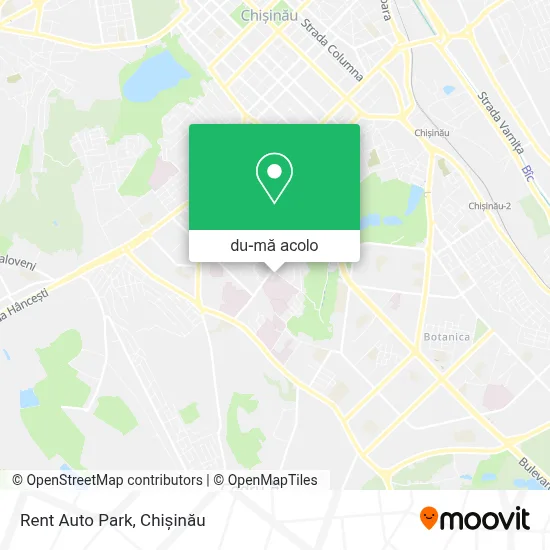 Hartă Rent Auto Park