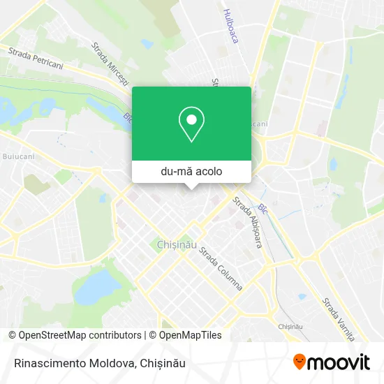 Hartă Rinascimento Moldova