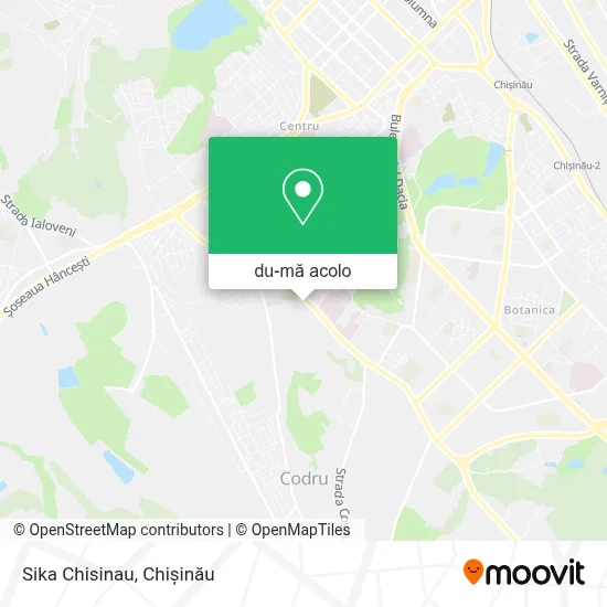 Hartă Sika Chisinau