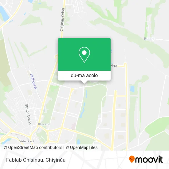 Hartă Fablab Chisinau