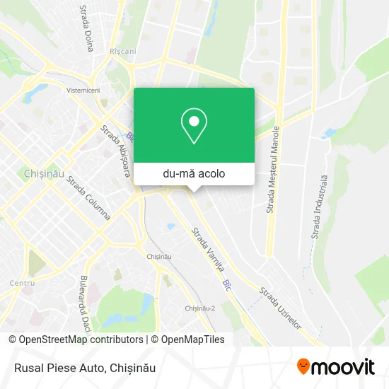 Hartă Rusal Piese Auto
