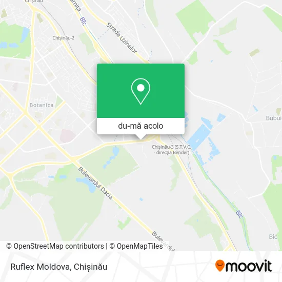 Hartă Ruflex Moldova