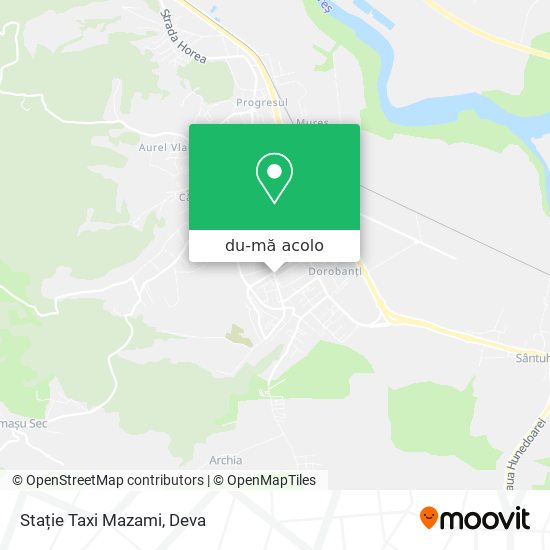 Hartă Stație Taxi Mazami