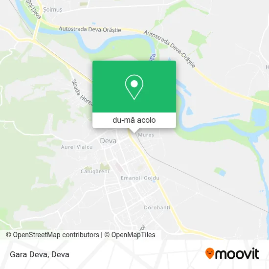 Hartă Gara Deva