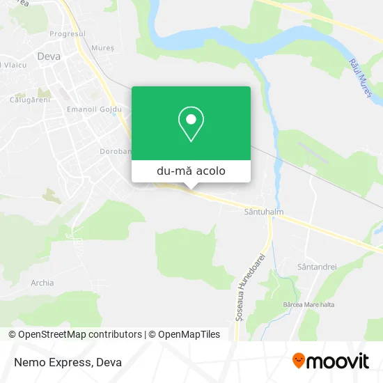 Hartă Nemo Express