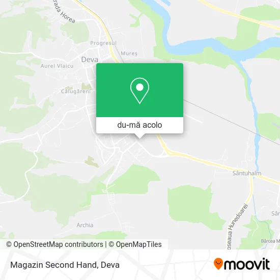 Hartă Magazin Second Hand