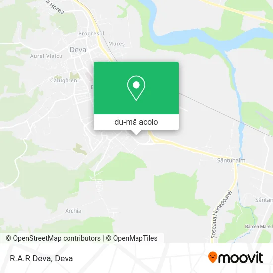 Hartă R.A.R Deva