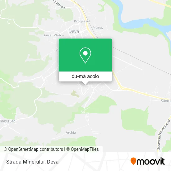 Hartă Strada Minerului