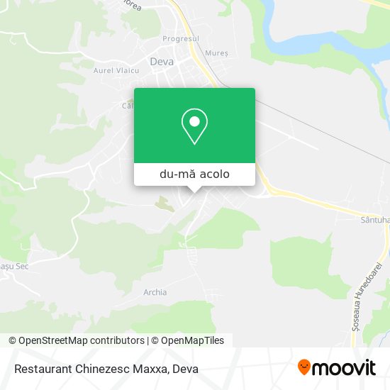 Hartă Restaurant Chinezesc Maxxa