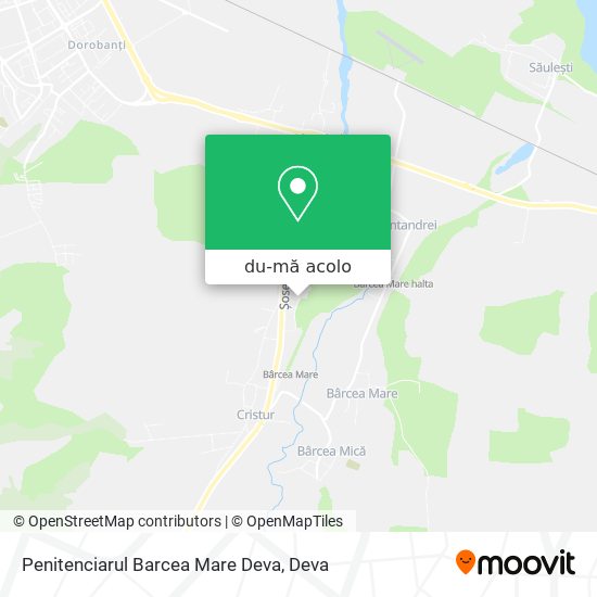 Hartă Penitenciarul Barcea Mare Deva