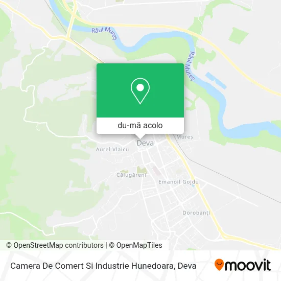 Hartă Camera De Comert Si Industrie Hunedoara