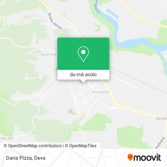 Hartă Daria Pizza