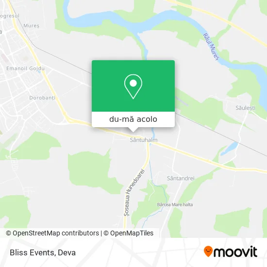 Hartă Bliss Events