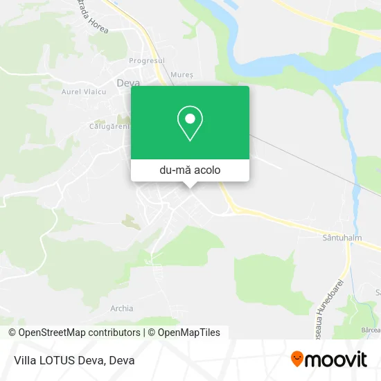 Hartă Villa LOTUS Deva