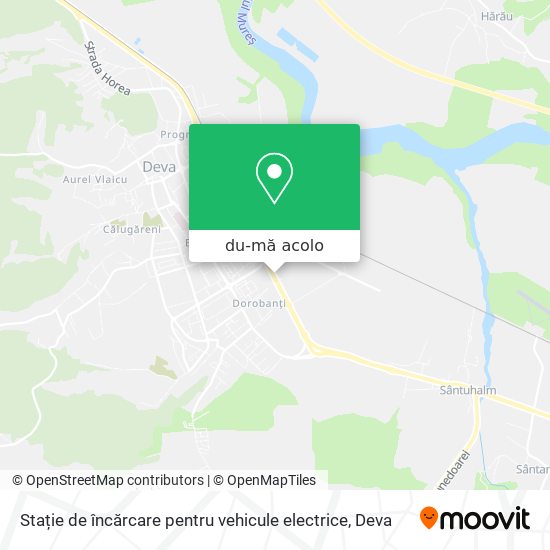 Hartă Stație de încărcare pentru vehicule electrice