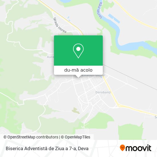 Hartă Biserica Adventistă de Ziua a 7-a