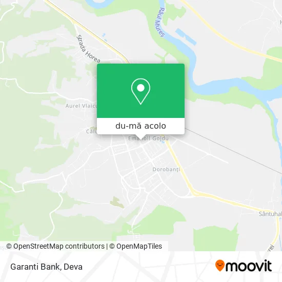Hartă Garanti Bank