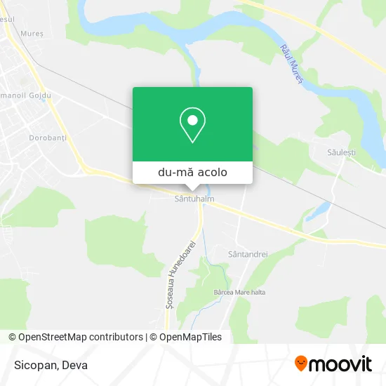 Hartă Sicopan