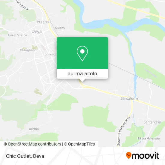 Hartă Chic Outlet