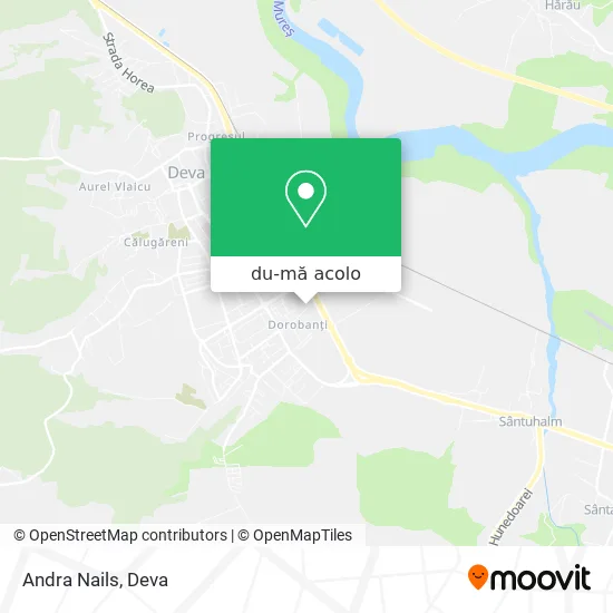 Hartă Andra Nails