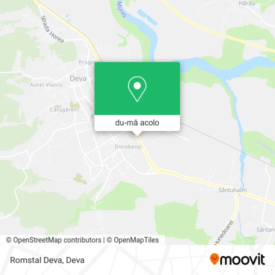 Hartă Romstal Deva