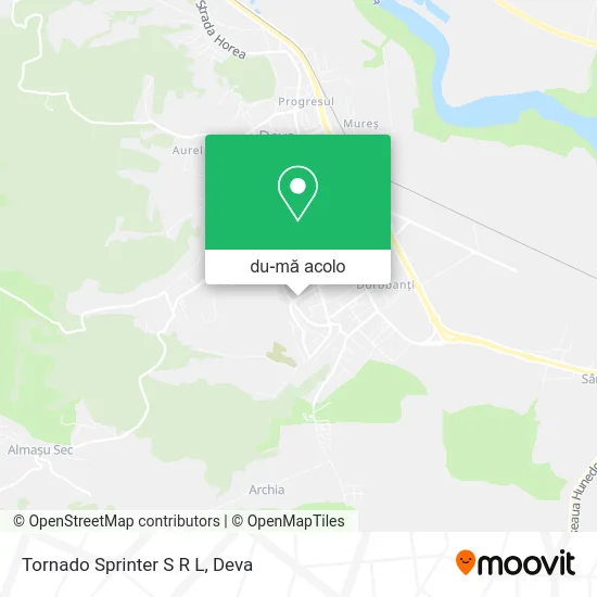 Hartă Tornado Sprinter S R L