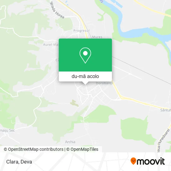 Hartă Clara