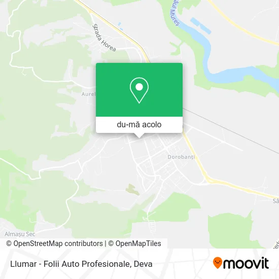 Hartă Llumar - Folii Auto Profesionale