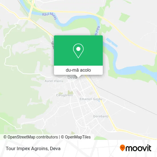 Hartă Tour Impex Agroins