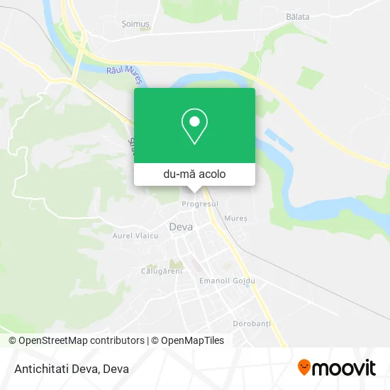 Hartă Antichitati Deva