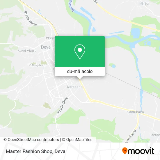 Hartă Master Fashion Shop