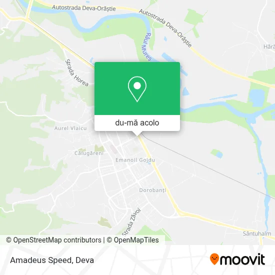 Hartă Amadeus Speed