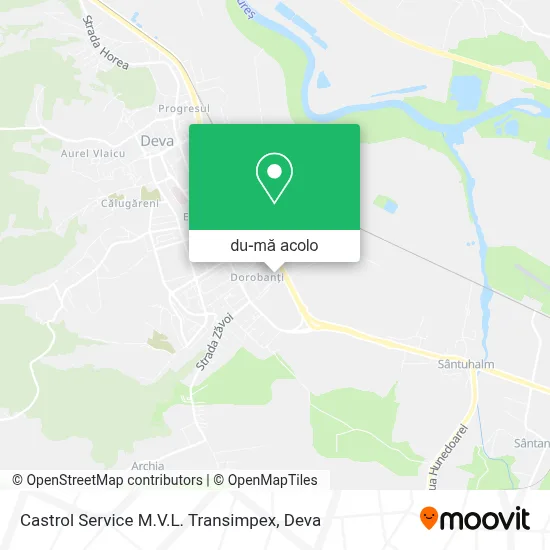 Hartă Castrol Service M.V.L. Transimpex