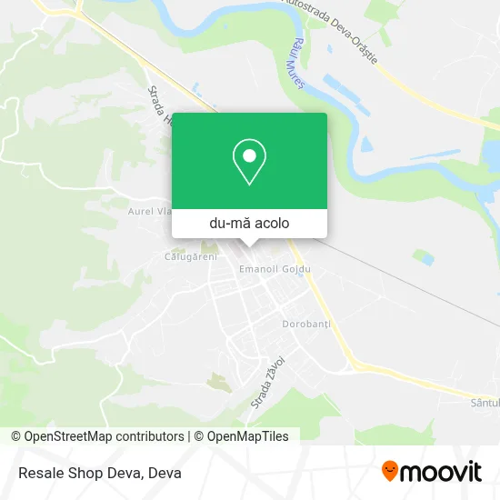 Hartă Resale Shop Deva