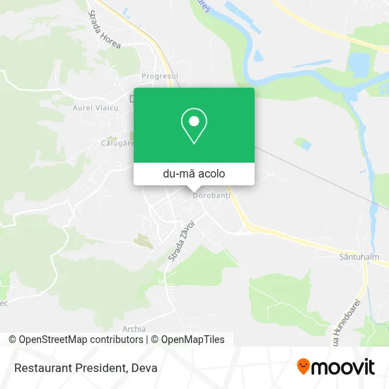 Hartă Restaurant President