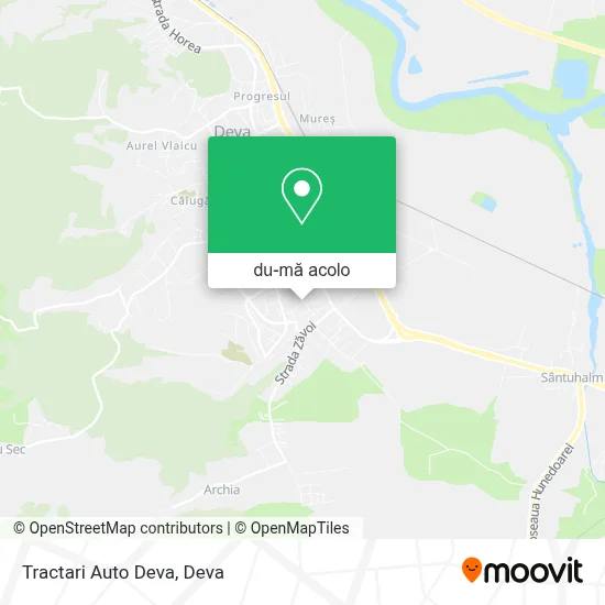 Hartă Tractari Auto Deva
