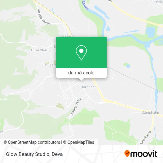 Hartă Glow Beauty Studio