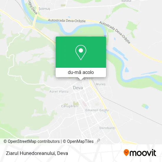 Hartă Ziarul Hunedoreanului