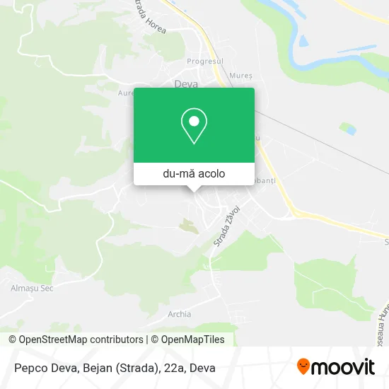 Hartă Pepco Deva, Bejan (Strada), 22a