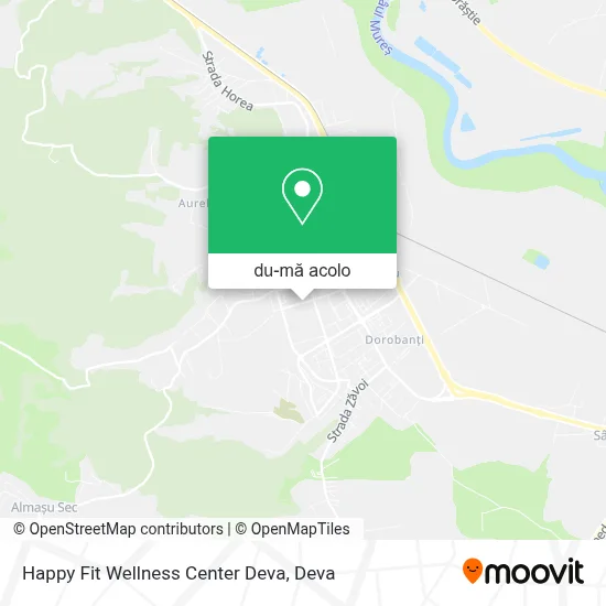 Hartă Happy Fit Wellness Center Deva