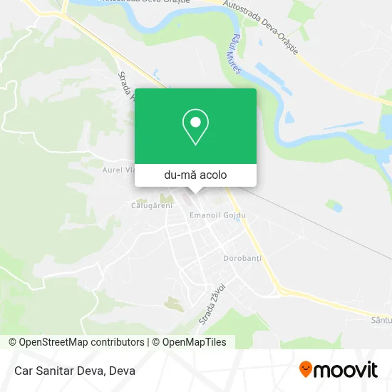 Hartă Car Sanitar Deva