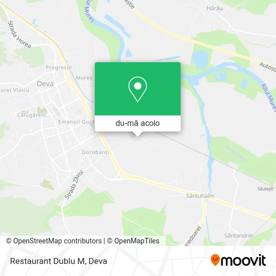 Hartă Restaurant Dublu M