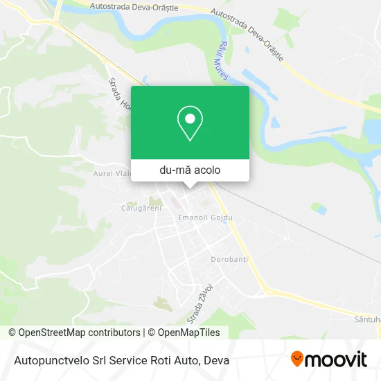 Hartă Autopunctvelo Srl Service Roti Auto