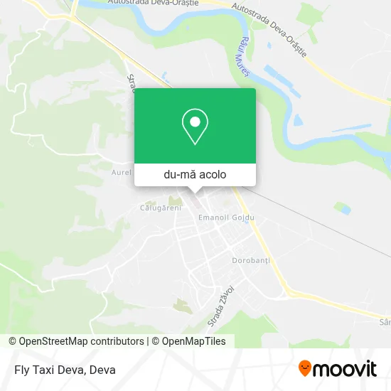 Hartă Fly Taxi Deva