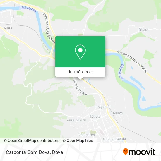 Hartă Carbenta Com Deva
