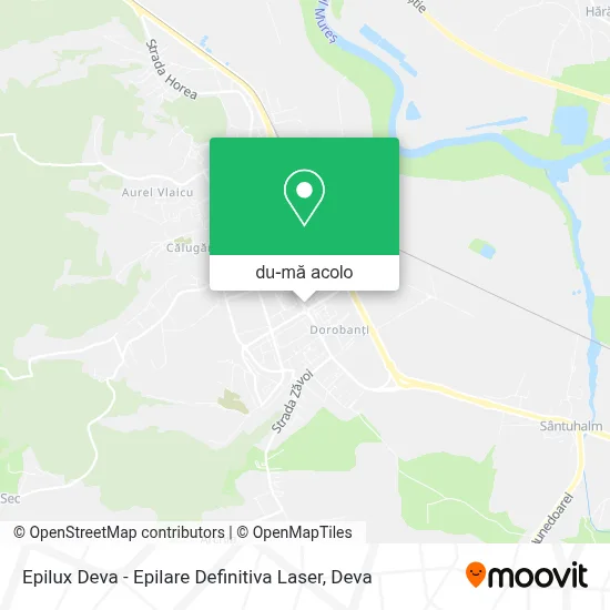 Hartă Epilux Deva - Epilare Definitiva Laser