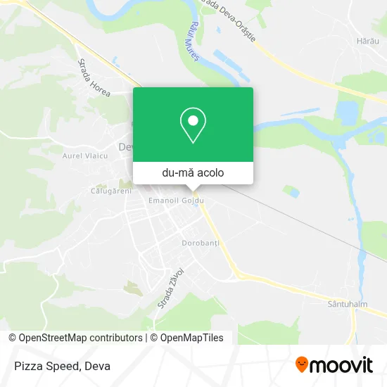 Hartă Pizza Speed