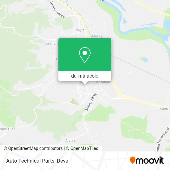 Hartă Auto Technical Parts